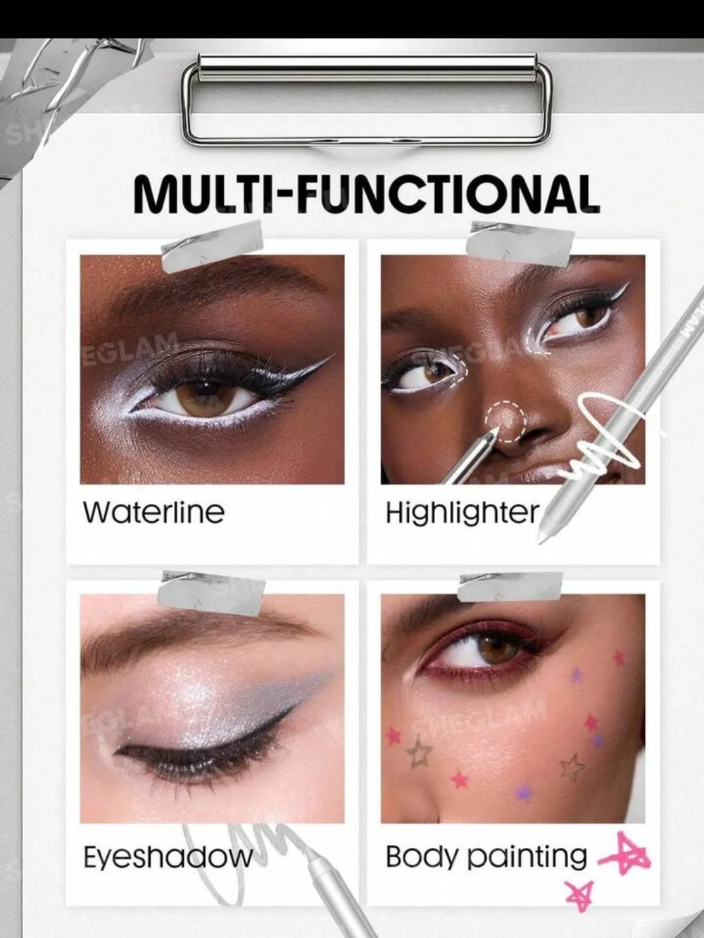 1pc Waterproof Matter Eyeliner Gel